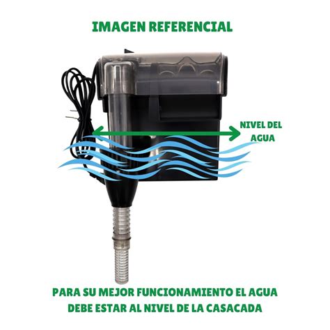 Filtro De Mochila 600l H Sobo Para Acuarios Y Peceras Fauna Salud