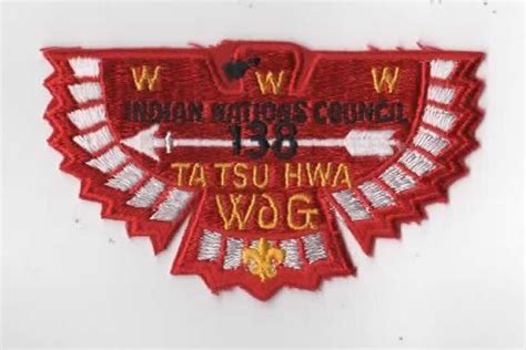 OA Ta Tsu Hwa Lodge 138 RED Bdr Indian Nations Council KY 5160 EBay