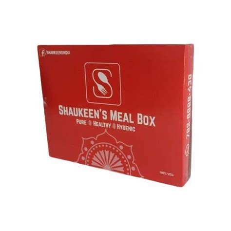 Meal Box at ₹ 10.5/piece | Cardboard Food Packing Box in Nagpur | ID ...