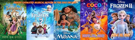 Disney Animated Musical Movies In 2010 Decade by EvanFerguson on DeviantArt