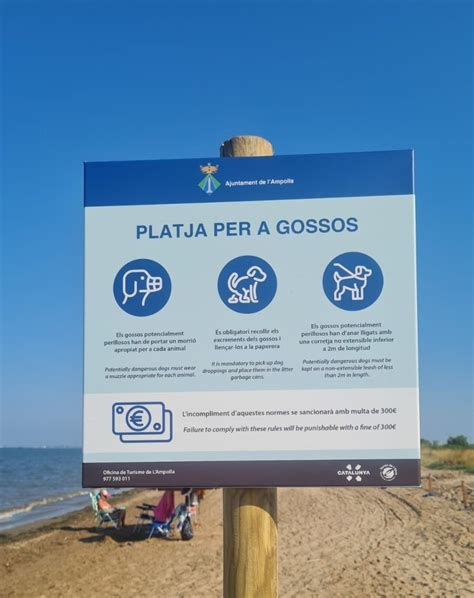 L Ampolla Inaugura Una Platja Per A Gossos L Ampolla Porta Del Delta