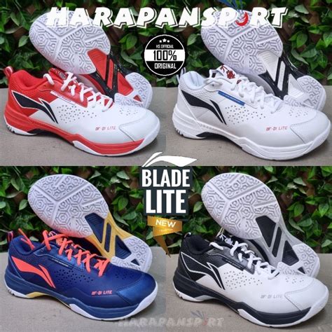 Jual Sepatu Badminton Lining Blade Lite New Ayzt005 Df 01 Original 100 Shopee Indonesia