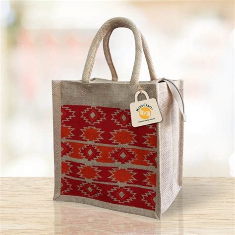 Small Jute Bag With Zip Fs 005 B Bags Factory Company