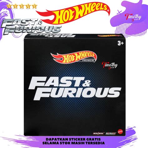 Jual Hot Wheels Premium Fast Furious Box Set Isi Mustang Boss Humvee H Shopee Indonesia