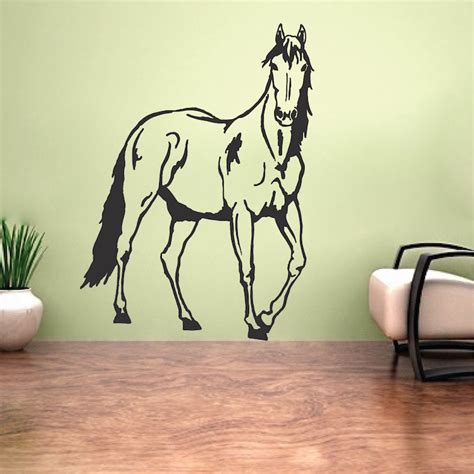 Standing Horse Wall Decal - Trendy Wall Designs