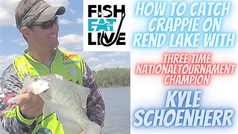 How To Catch Crappie On Rend Lake Fish Eat Live With Kyle Schoenherr