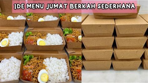 IDE MENU JUMAT BERKAH SEDERHANA JUMAT BERBAGI Ide Makanan Makanan