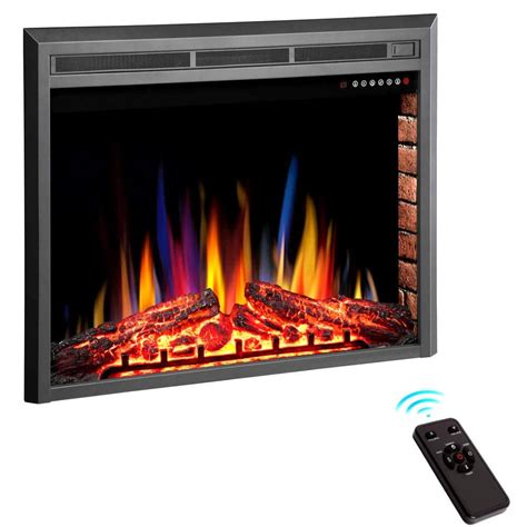 Edendirect 39 in. Ventless Electric Fireplace Insert, Remote Control ...