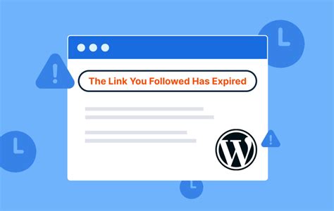 How To Fix The Link You Followed Has Expired Error In WordPress