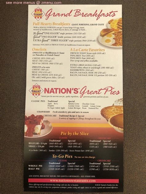 Online Menu of Nations Giant Hamburgers Restaurant, San Pablo ...