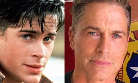 Rob Lowe Then And Now