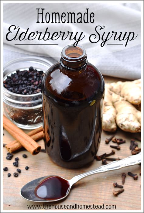 Homemade Elderberry Syrup Recipe