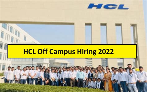 Hcl Recruitment 2022 Registration Open Hcl Off Campus Drive 2022