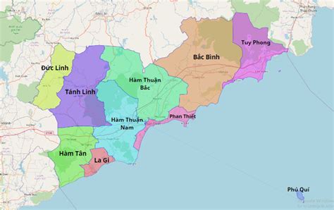 Bản đồ Tỉnh Bình Thuận Meey Map