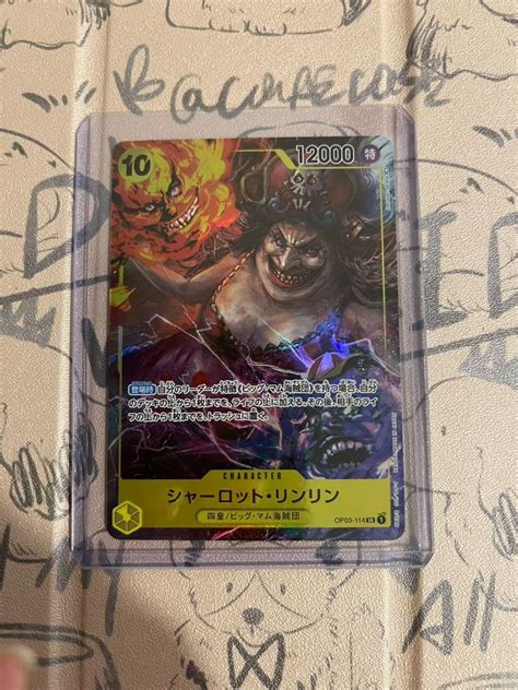 Charlotte Linlin Parallel Op Sr Mighty Enemies One Piece Card