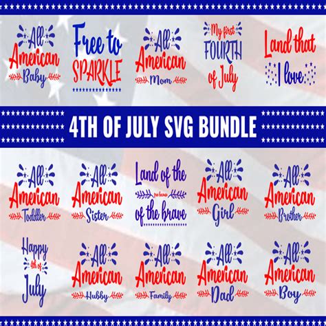 Fourth Of July Svg Bundle Masterbundles