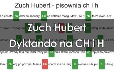 Dyktanda online do pobrania i odsłuchu na CH i H dla klasy 1 2 3