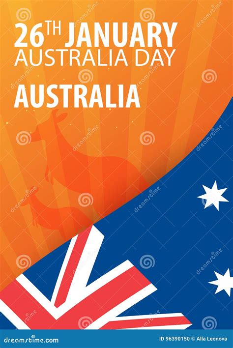 Independence Day Of Australia Flag And Patriotic Banner Vector