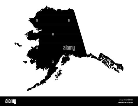 Alaska Map Hi Res Stock Photography And Images Alamy