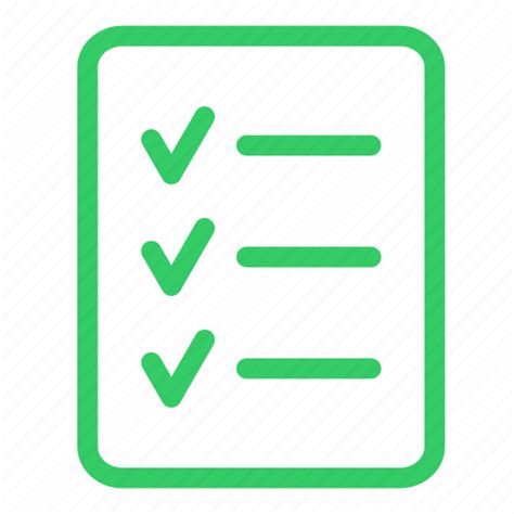 Approved, checklist, clipboard, green, list, report, tasklist icon