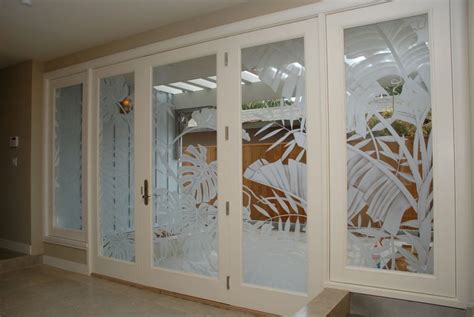 Etched Glass Door Glass Panels For Doors Heather Glass