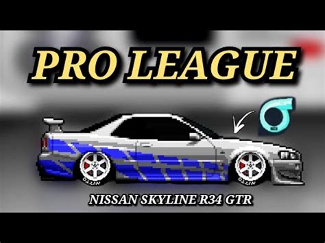 PIXEL CAR RACER NISSAN SKYLINE R34 PRO LEAGUE BUILD YouTube