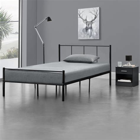 Metalen Bedframe Hercules Incl Bedbodem X Cm Zwart Premiumxl