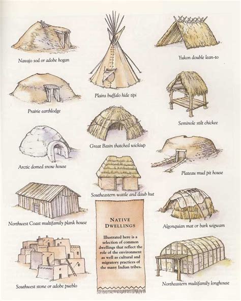 native shelters | Historia de los nativos americanos, Arte americano ...