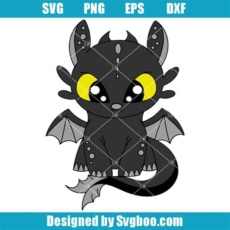 Toothless Svg Dragon Svg How To Train Your Dragon Svg Toothless How