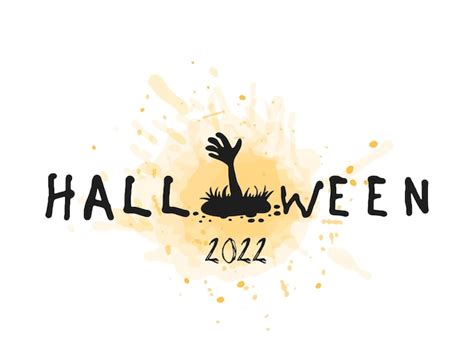 Halloween 2022 31 de octubre truco o trato estilo de garabato dibujado ...