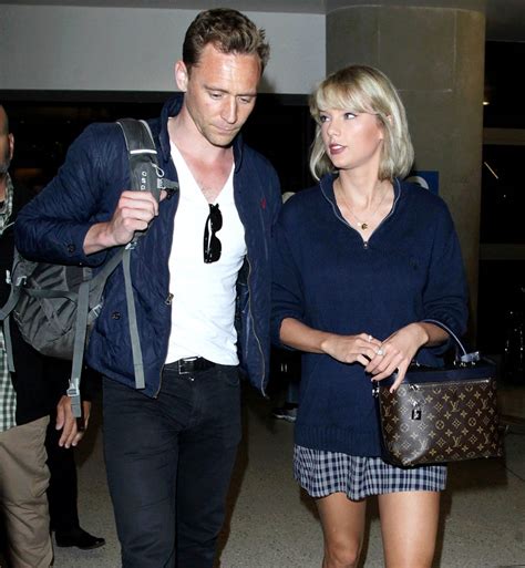 Taylor Swift And Tom Hiddleston Arrive At Lax Before Heading To