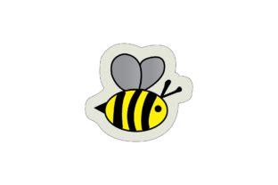 Bee Sticker Graphic By Studiocahsinau Creative Fabrica