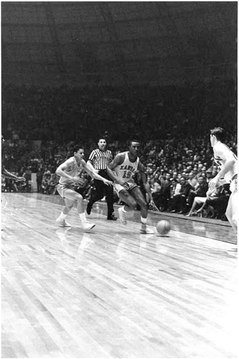 Texas Western Team against Kansas during 1966 NCAA Tournament