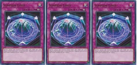 3x Summon Limit 3x Playset 1st Edition Rare Mged En150 Yugioh Ebay