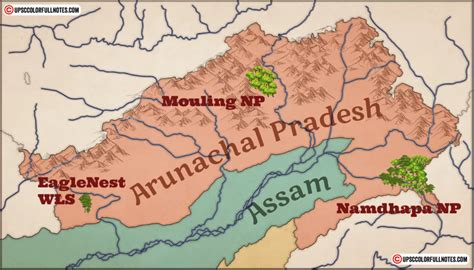 Discover Untouched Eaglenest Wildlife Sanctuary Map Upsc Colorfull