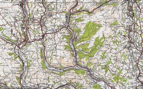 Historic Ordnance Survey Map of Abercarn, 1947