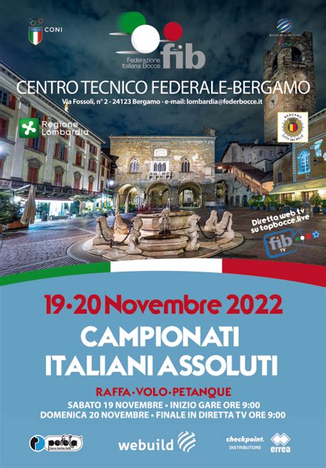 FIB Federazione Italiana Di Bocce Al Centro Tecnico Federale Di