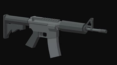 M4 Carbine Download Free 3d Model By Firewarden3d Firewarden