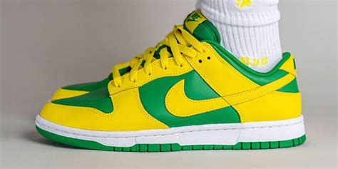 Nike Dunk Low "Reverse Brazil" Images, Release | Hypebae