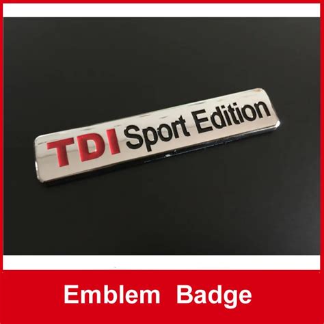 Pc Tdi Sport Edition Car Emblem Badge Decal Sticker For Vw On