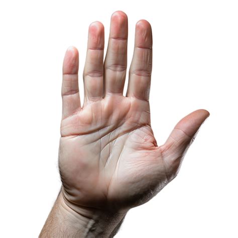 Hand Hand Png Five Fingers Png Hand With Transparent Background AI