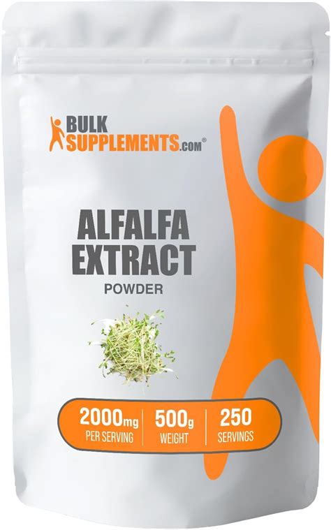 Amazon Bulksupplements Alfalfa Extract Powder Alfalfa