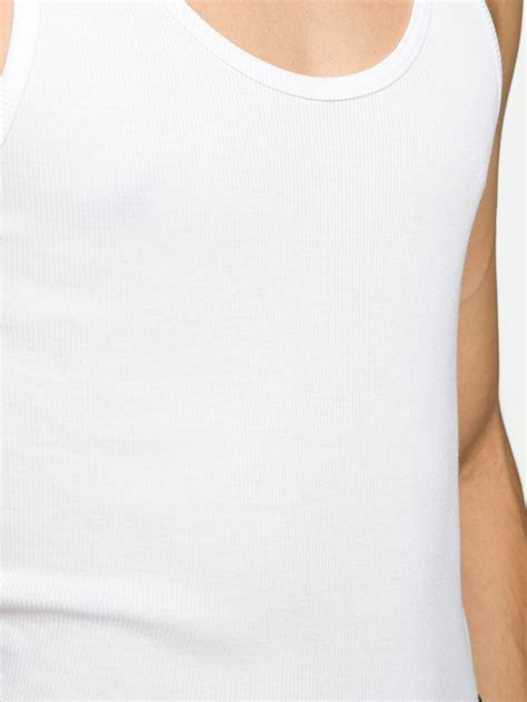 TOM FORD Ribbed Cotton Tank Top TOM FORD