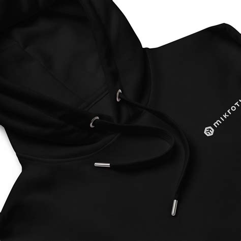 Embroidered Premium Eco Hoodie Mikrotik Merch