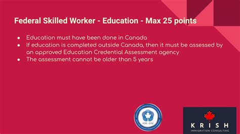 Fsw Points Calculator Education Points Federal Skilled Worker