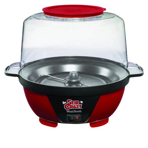 West Bend Stir Crazy 6 Qt Electric Popcorn Popper By West Bend At Fleet