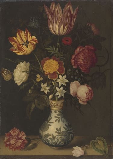 Stilleven Met Bloemen In Een Wan Li Vaas Kunst Op Behang