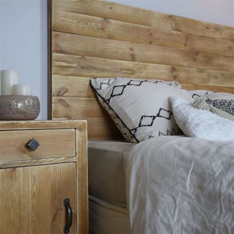 Tête De Lit 160 Pin Massif Bois Vieilli Ida Maisons Du Monde