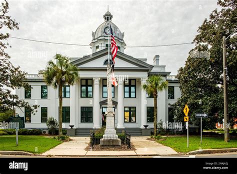 Jefferson County Courthouse, Courthouse Circle, Monticello, Florida Stock Photo - Alamy