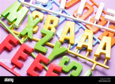 Colourful Alphabets Hi Res Stock Photography And Images Alamy
